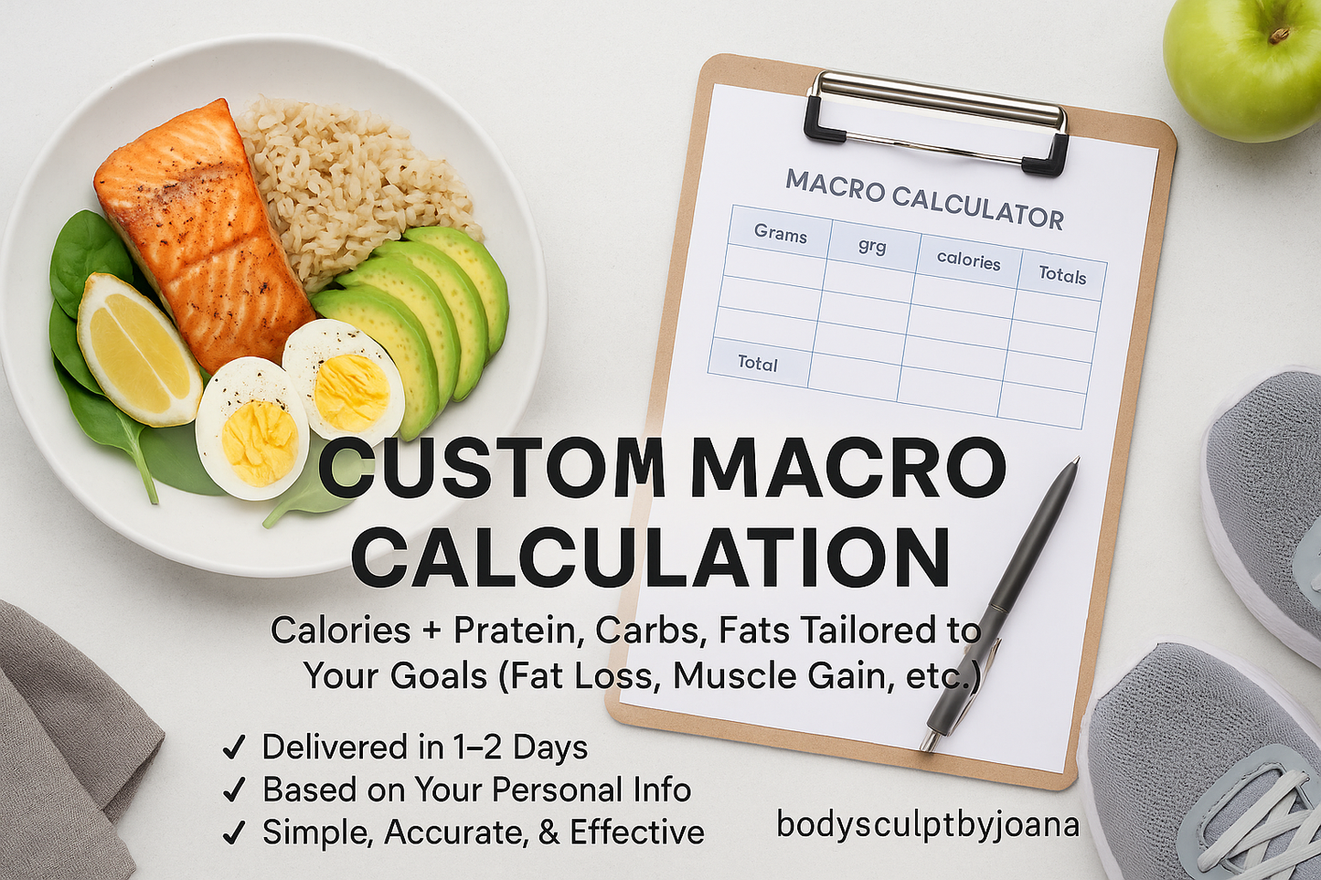 Custom Calorie/Macro Calculation